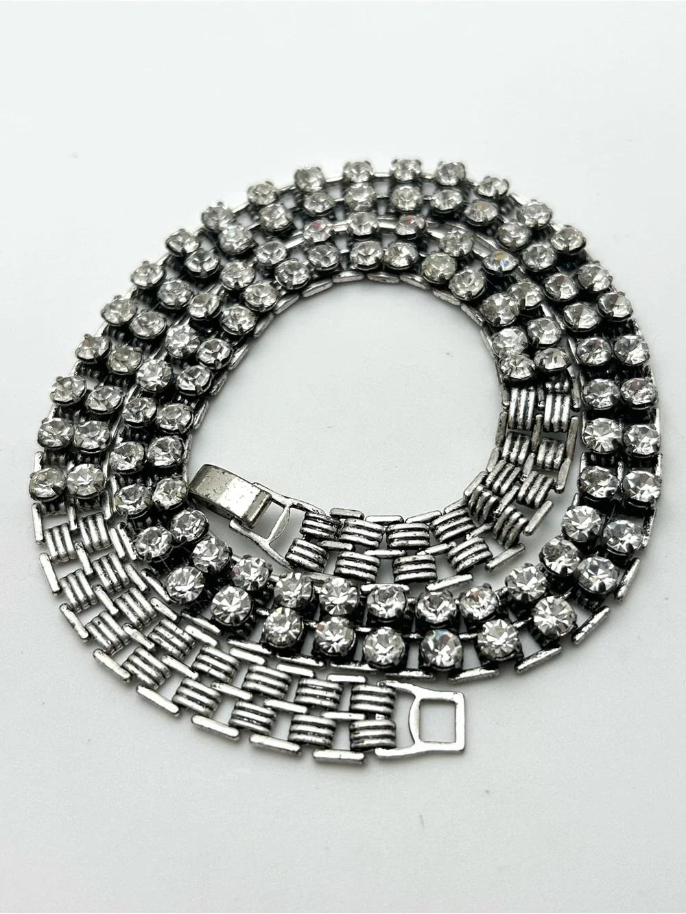 J. Crew Double Row Crystal Necklace
